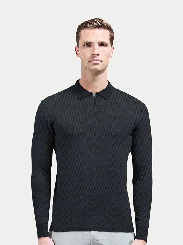 MEN'S SIGNATURE CHARCOAL RUGBY