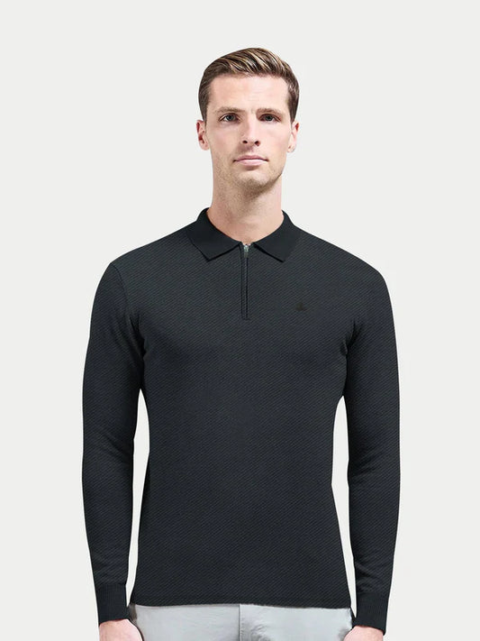 MEN'S SIGNATURE CHARCOAL RUGBY